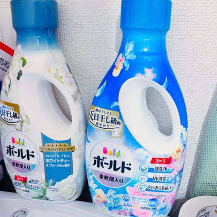 ボールドジェル グリーンガーデン&ミュゲの香り/ボールド/柔軟剤を使ったクチコミ(1枚目)