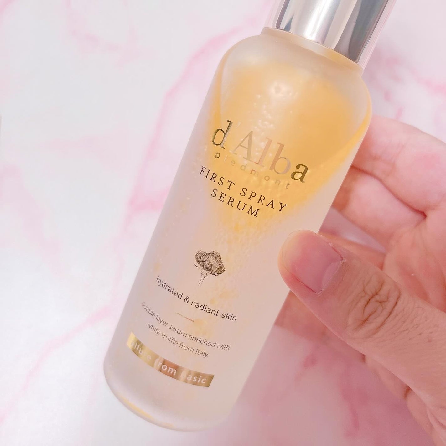 ダルバ ホワイトトリュフファーストスプレーセラム/ダルバ/ミスト状化粧水を使ったクチコミ(2枚目)