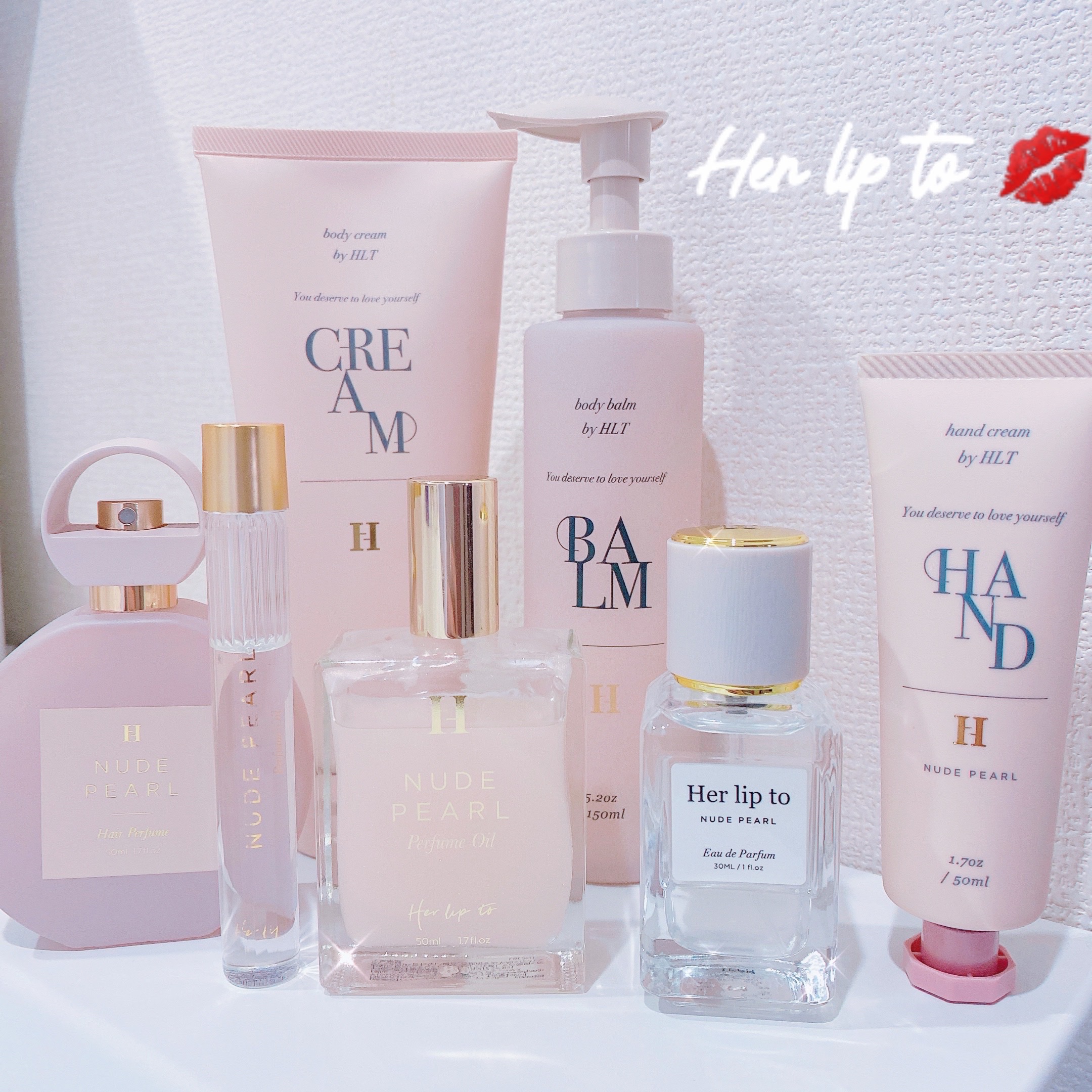 ヘアパフューム ヌードパール｜Her lip to BEAUTY他、3商品を使った