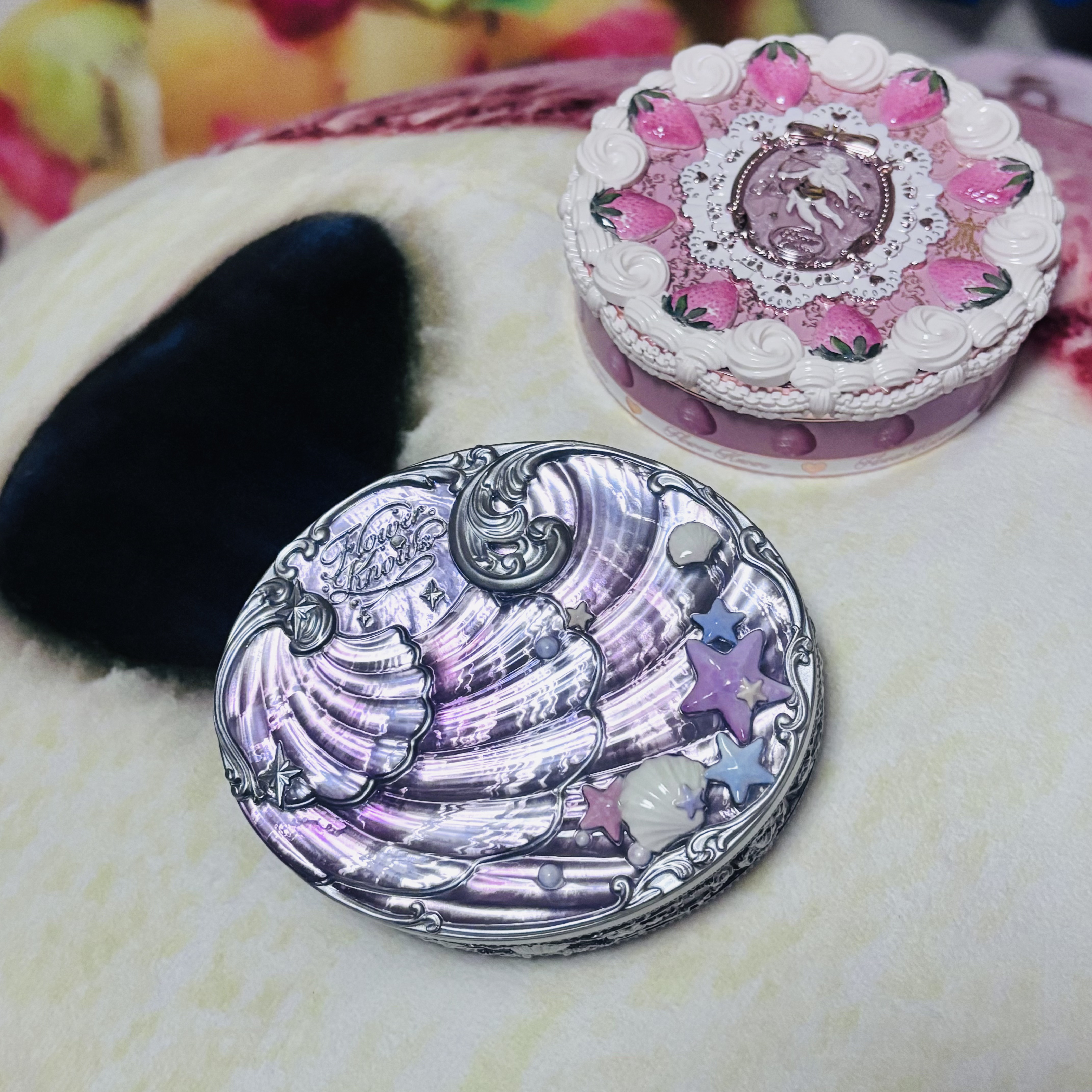 ストロベリーロココ チークブラッシュ G02 リトルクランベリー/FlowerKnows/パウダーチークを使ったクチコミ（3枚目）