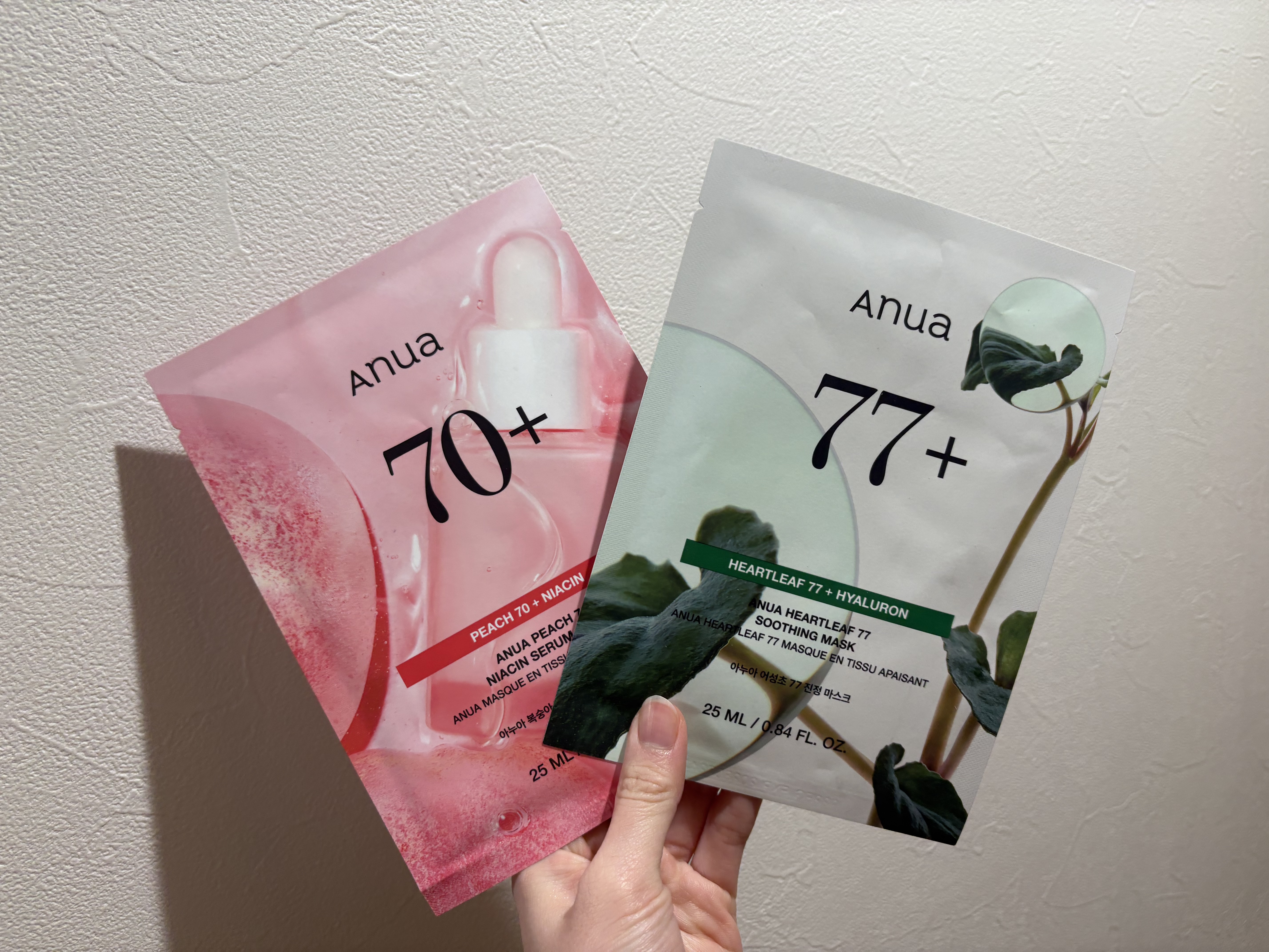 桃70％ナイアシンシートマスク 1枚入り/Anua/シートマスク・パックを使ったクチコミ（1枚目）