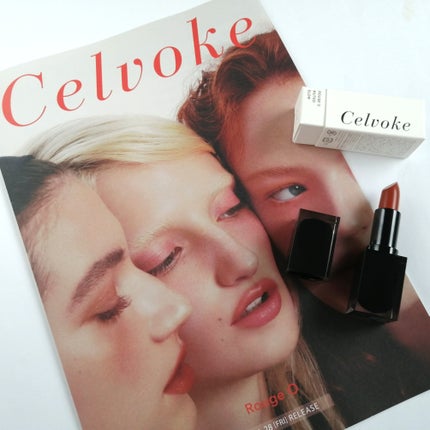 セルヴォーク ルージュ オー ミューテッドグロウ/Celvoke/口紅を使ったクチコミ(4枚目)