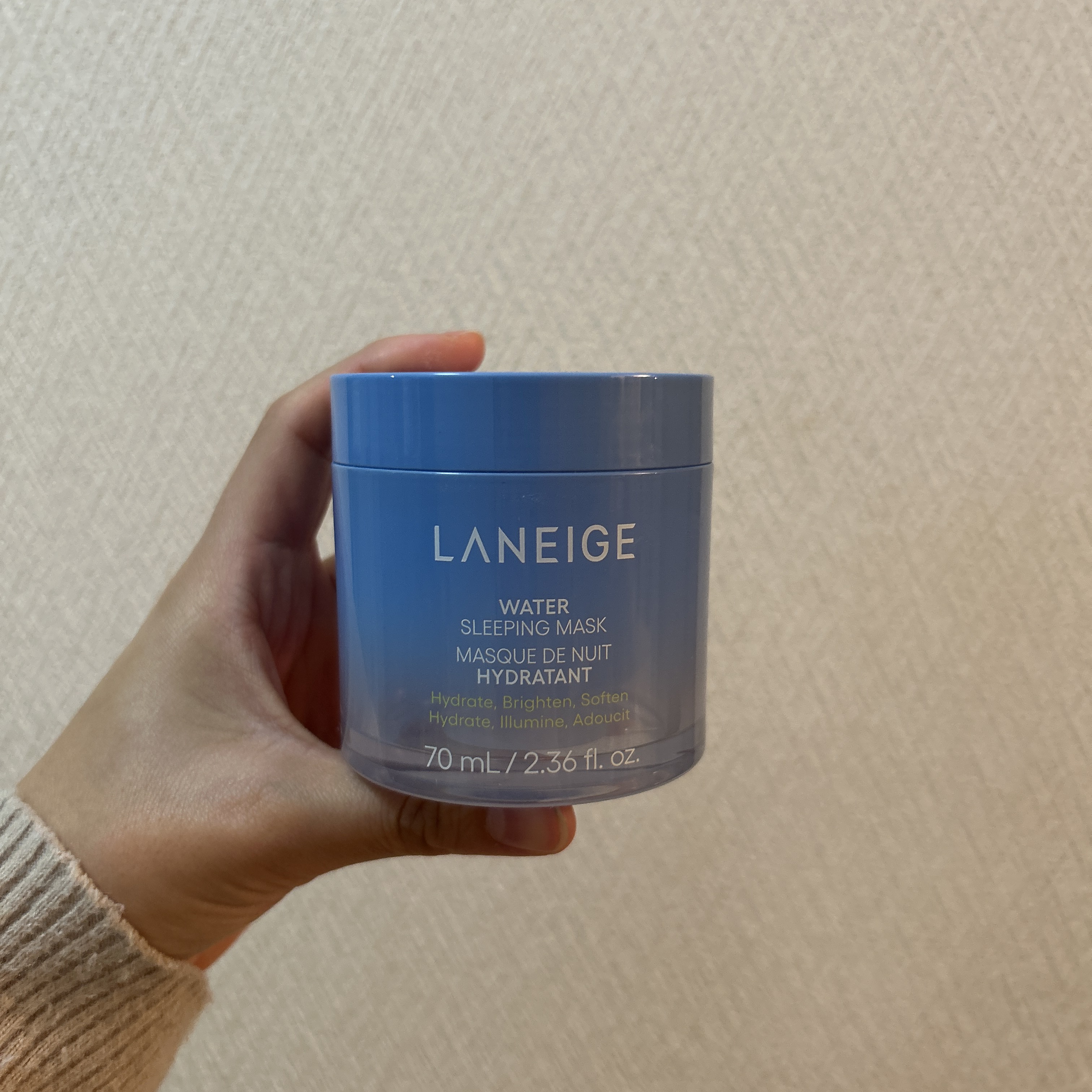 ウォータースリーピングマスク N/LANEIGE/フェイスクリームを使ったクチコミ（1枚目）