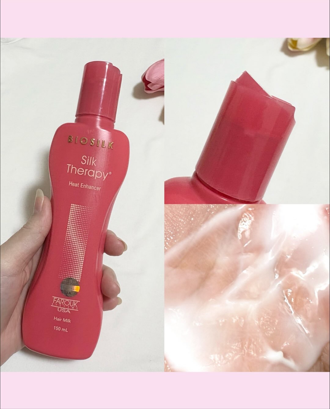 ヒートエンハンサーヘアミルク/Silk Therapy/ヘアミルクを使ったクチコミ（3枚目）