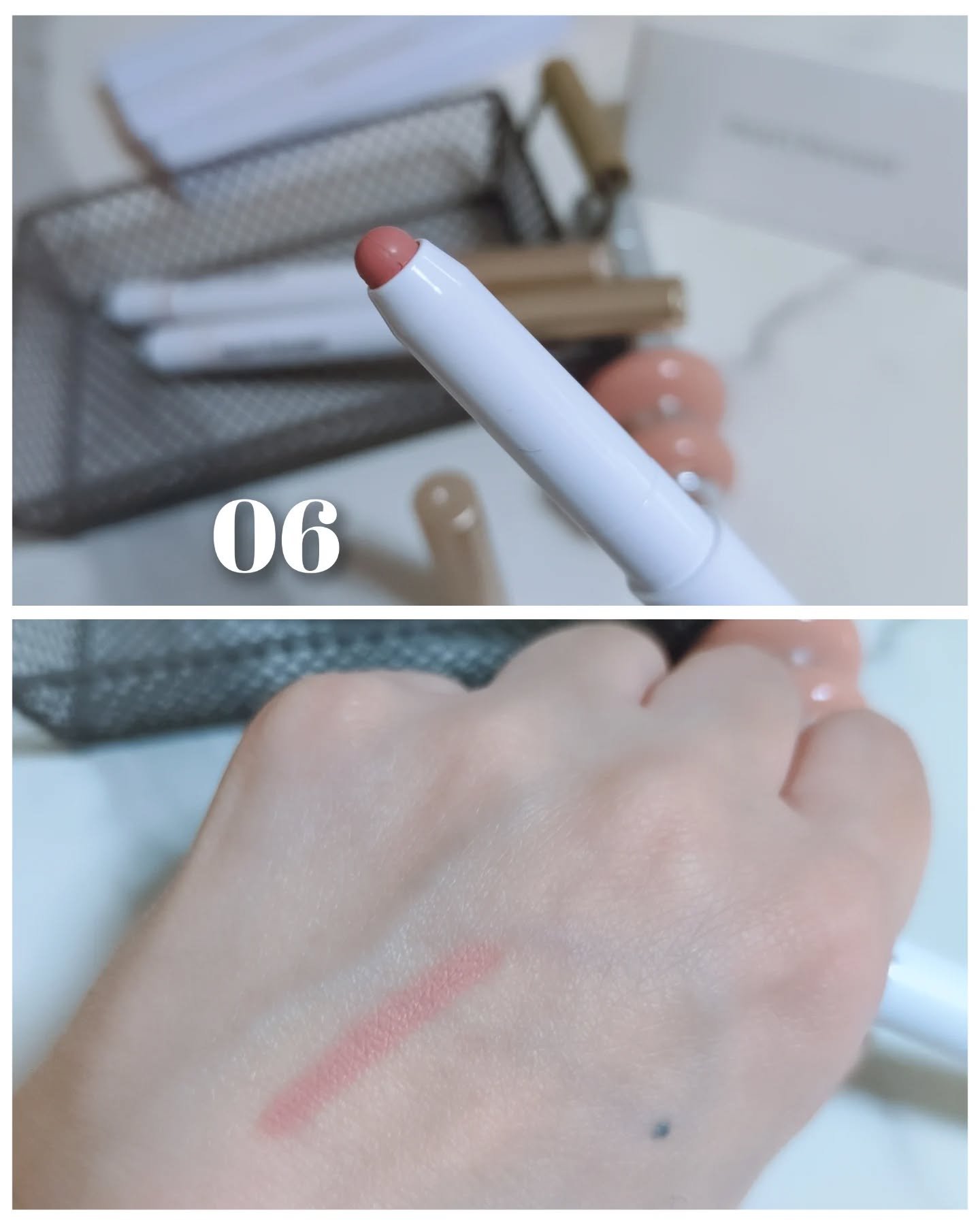 ドットオンムードリップペンシル 12 キャラメルベージュ/Heart Percent/リップライナーを使ったクチコミ（3枚目）