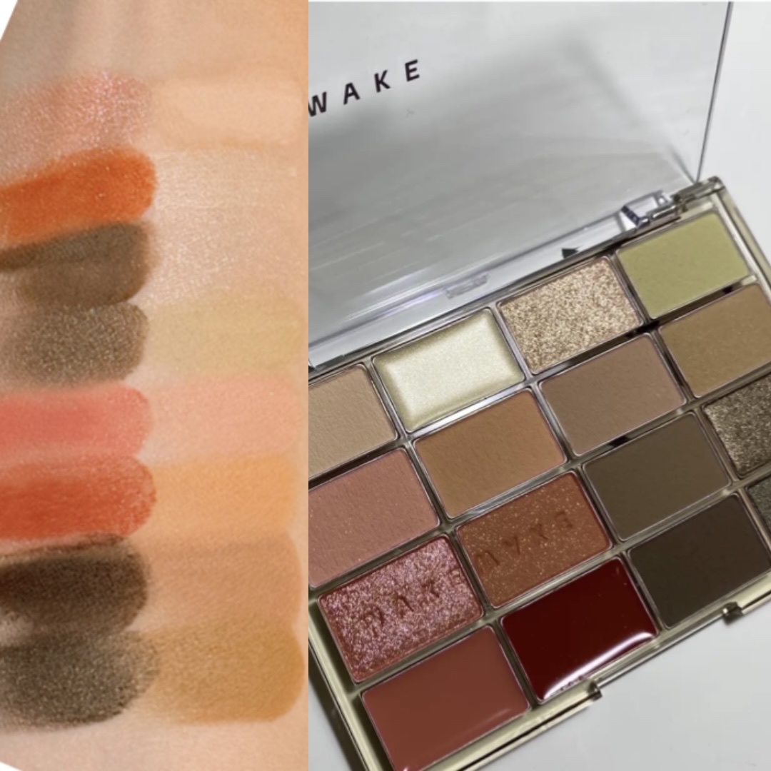 ソフトブラーリングアイパレット/wakemake/アイシャドウパレットを使ったクチコミ（3枚目）