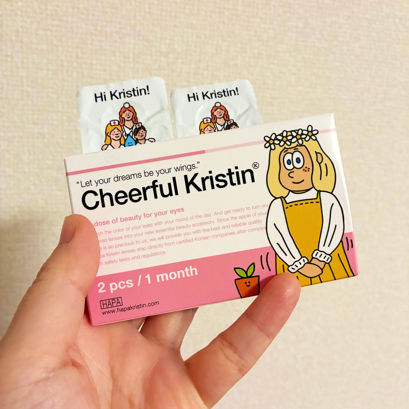 Peaceful Kristen/Hapa kristin/カラーコンタクトレンズを使ったクチコミ(3枚目)