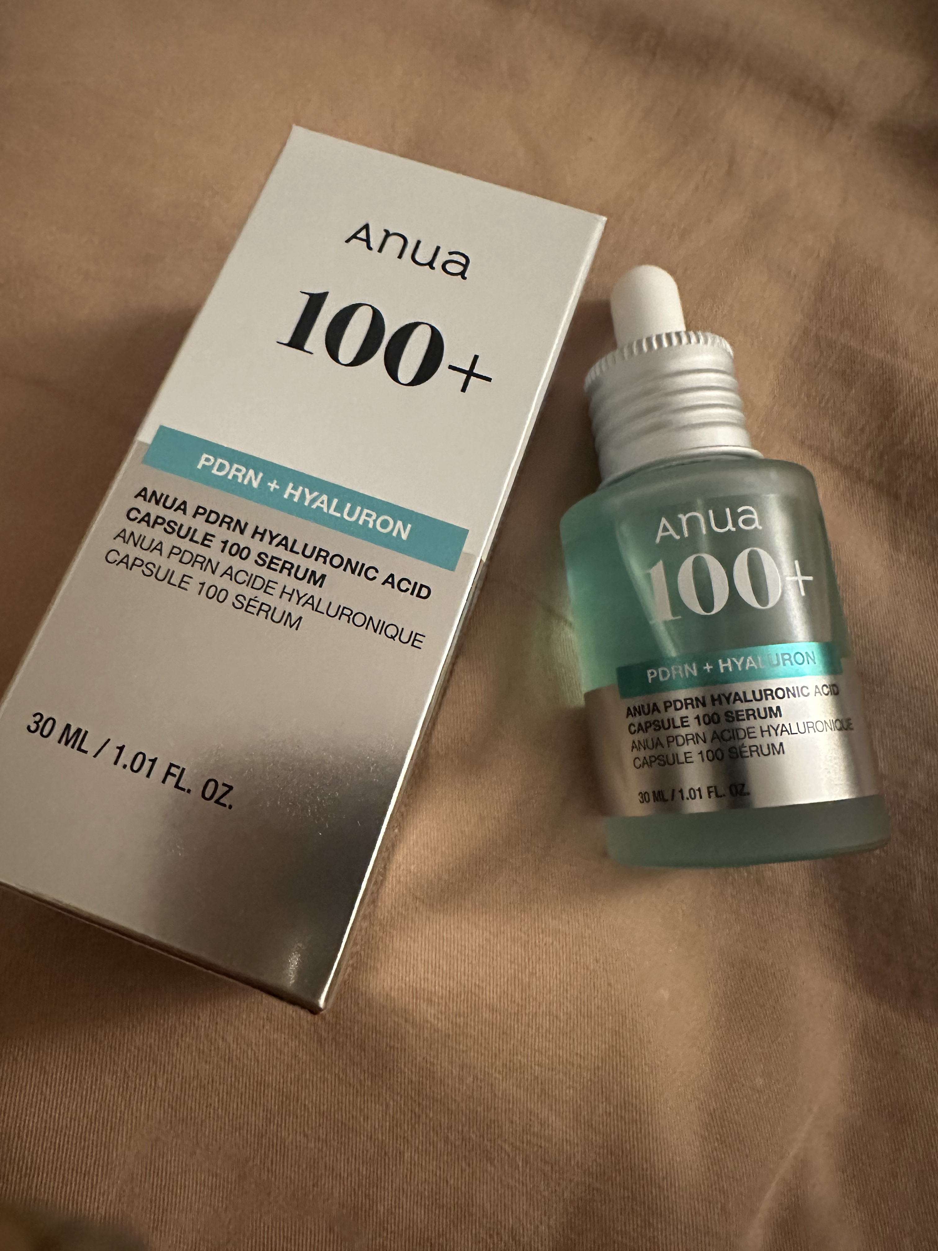 Anua
PDRNヒアルロン酸カプセル100セラム


「PDRN、ヒアルロン酸、コラーゲン」をすべて配合した保湿美容液です💦
韓国初の100%スマートカプセル工法を適用して、一般のリポソーム対比3倍以上の浸透力でお肌の奥までしっかり水分