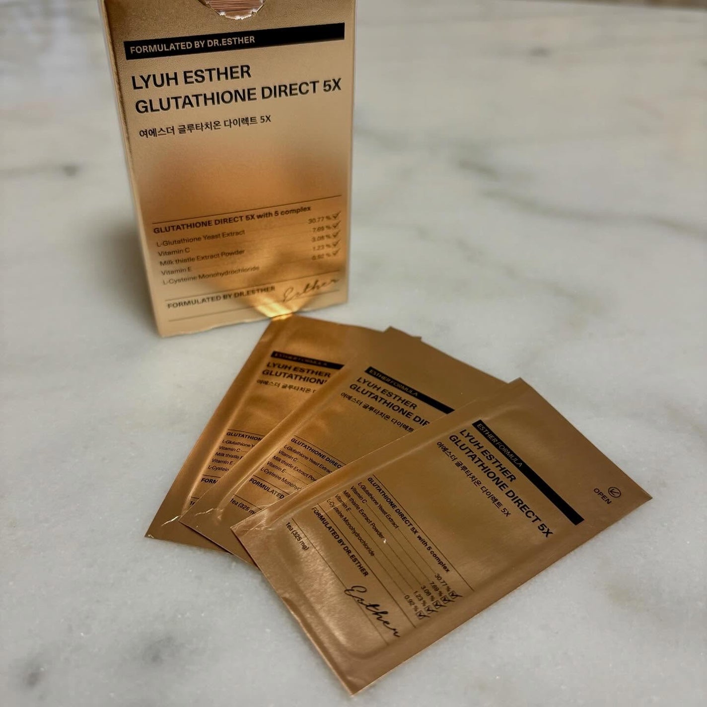 ヨエスターグルタチオンダイレクト5X/ESTHER FORMULA/美容サプリメントを使ったクチコミ(2枚目)