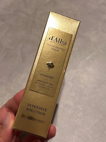 ホワイトトリュフシュプリームセラムミスト/ダルバ/ミスト状化粧水を使ったクチコミ(3枚目)