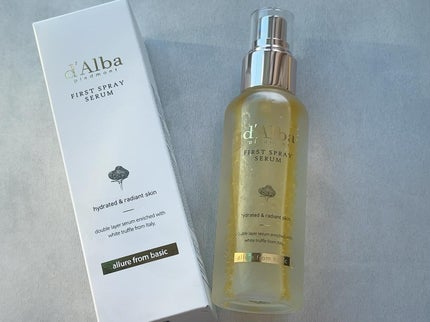 ダルバ ホワイトトリュフファーストスプレーセラム/ダルバ/ミスト状化粧水を使ったクチコミ(1枚目)