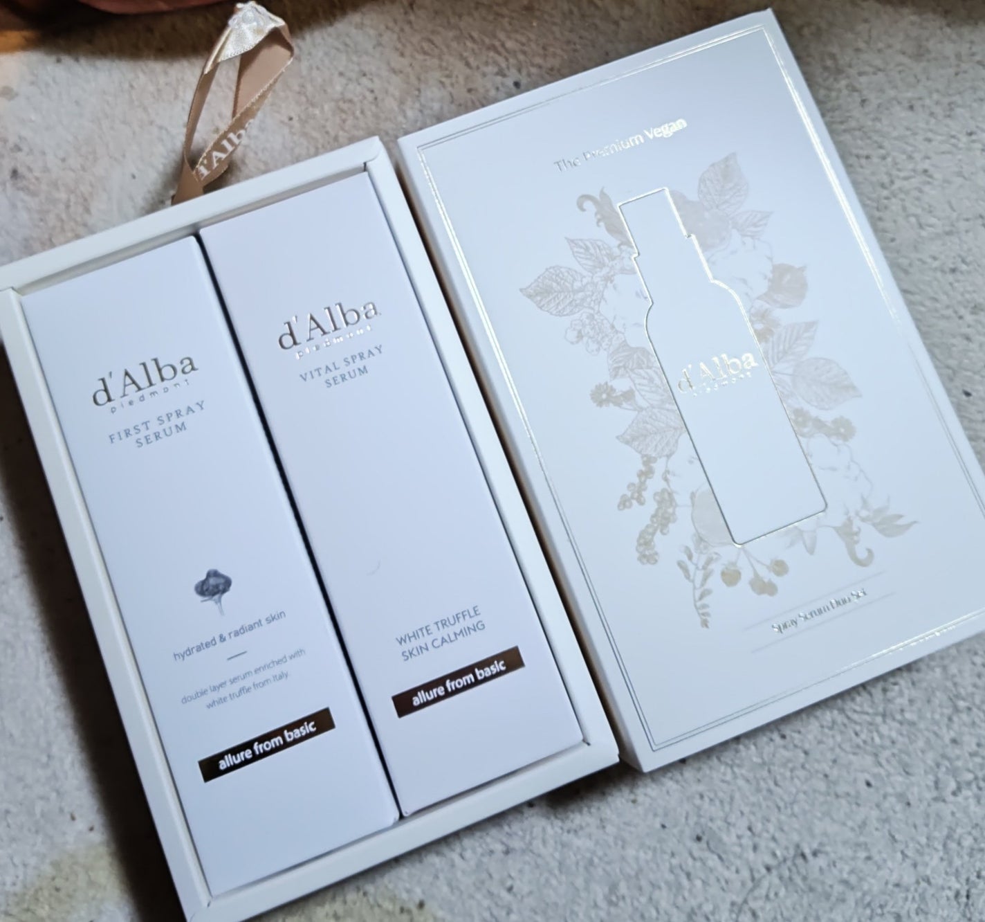 ダルバ ホワイトトリュフファーストスプレーセラム/ダルバ/ミスト状化粧水を使ったクチコミ(1枚目)