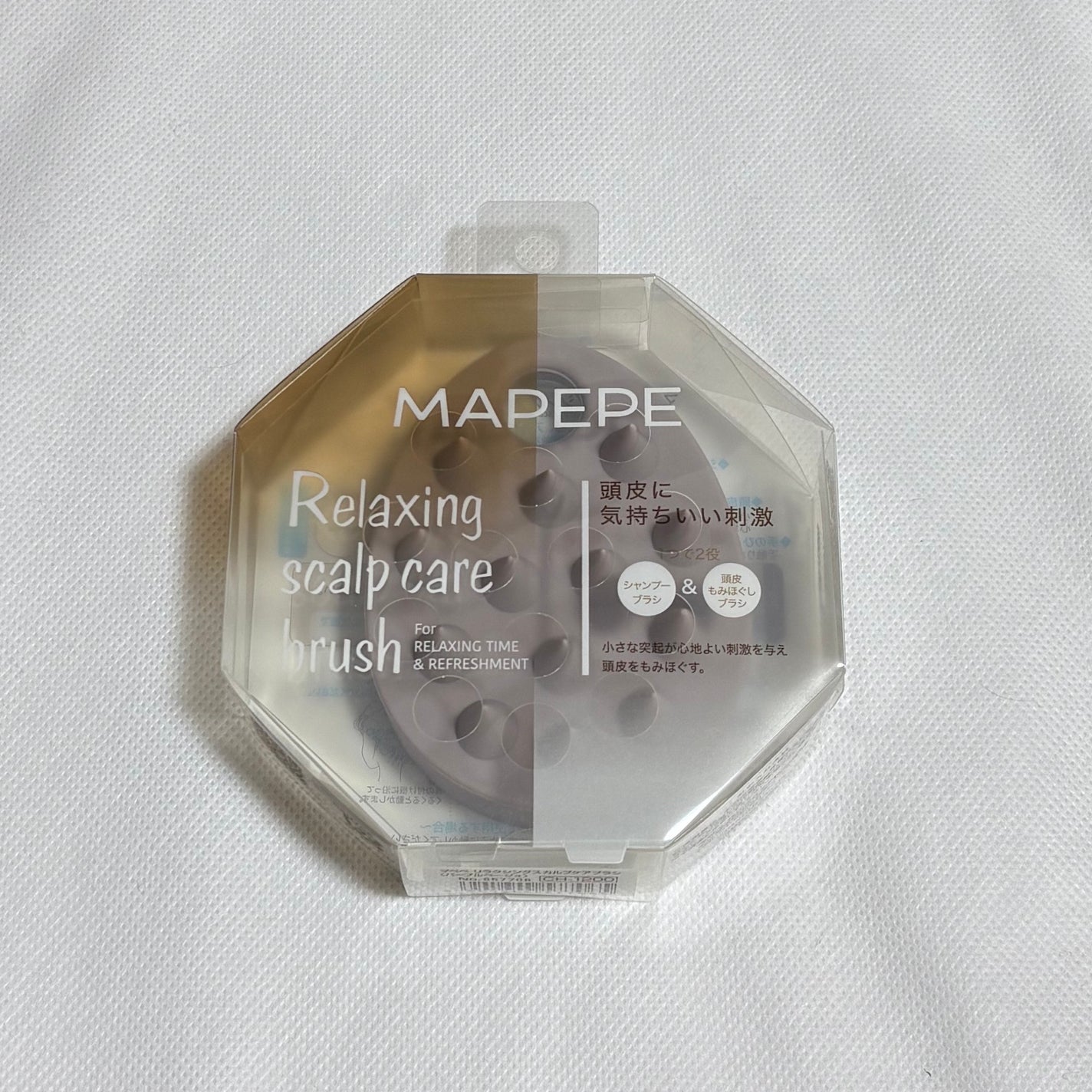リラクシングスカルプケアブラシ/マペペ/スカルプブラシを使ったクチコミ(1枚目)