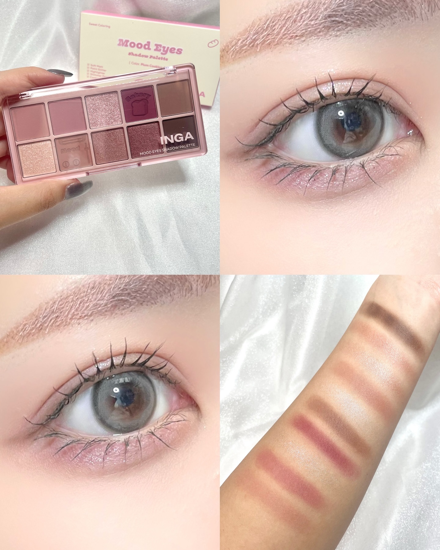ムードアイズシャドウパレット/INGA/アイシャドウパレットを使ったクチコミ（1枚目）
