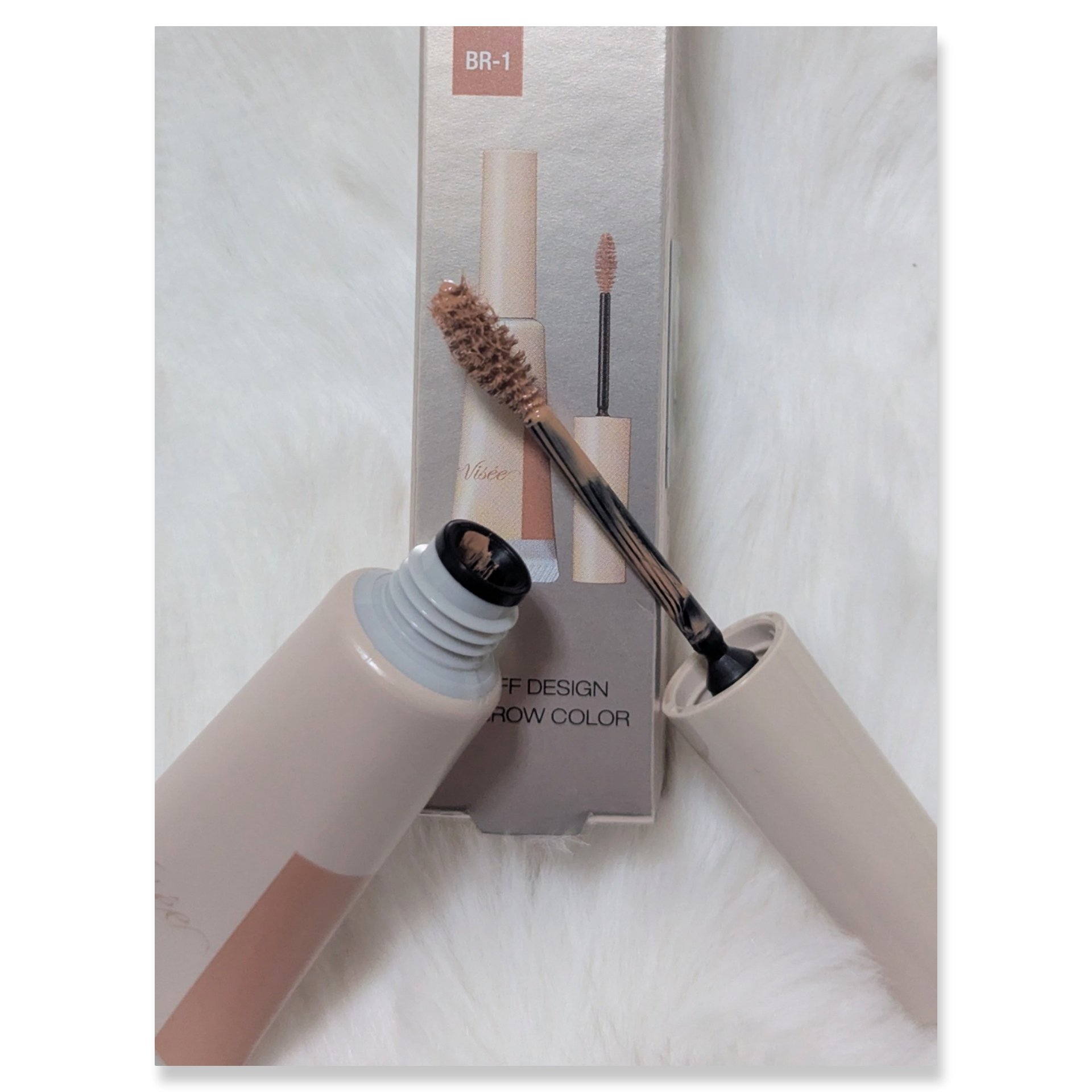 フラッフデザイン アイブロウカラー/Visée/眉マスカラを使ったクチコミ（2枚目）