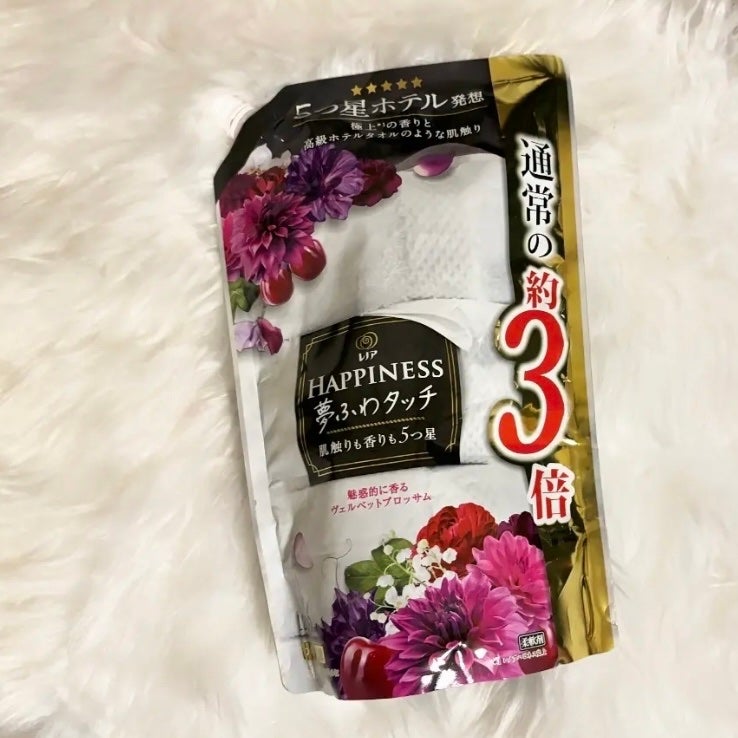 レノアハピネス 夢ふわタッチ ヴェルベットブロッサム/レノア/柔軟剤を使ったクチコミ(1枚目)