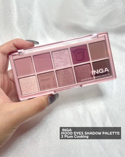 ムードアイズシャドウパレット/INGA/アイシャドウパレットを使ったクチコミ(2枚目)