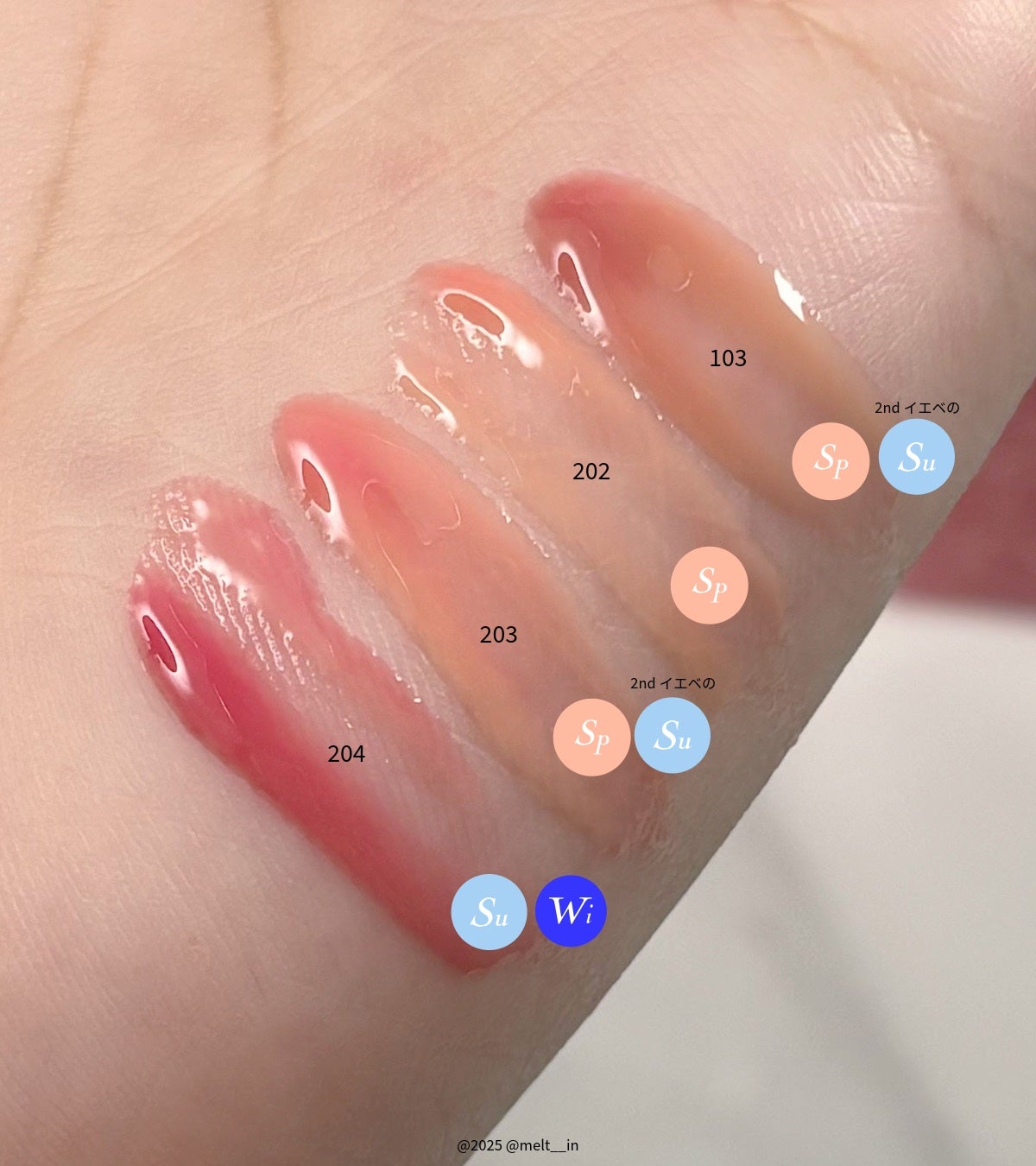 ミニグレイズバウンシングティント/2aN/リップティントを使ったクチコミ(2枚目)