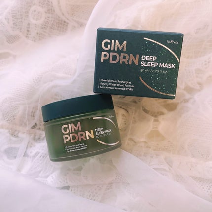 海苔PDRNディープスリープマスク/Isntree/オールインワン化粧品を使ったクチコミ(4枚目)