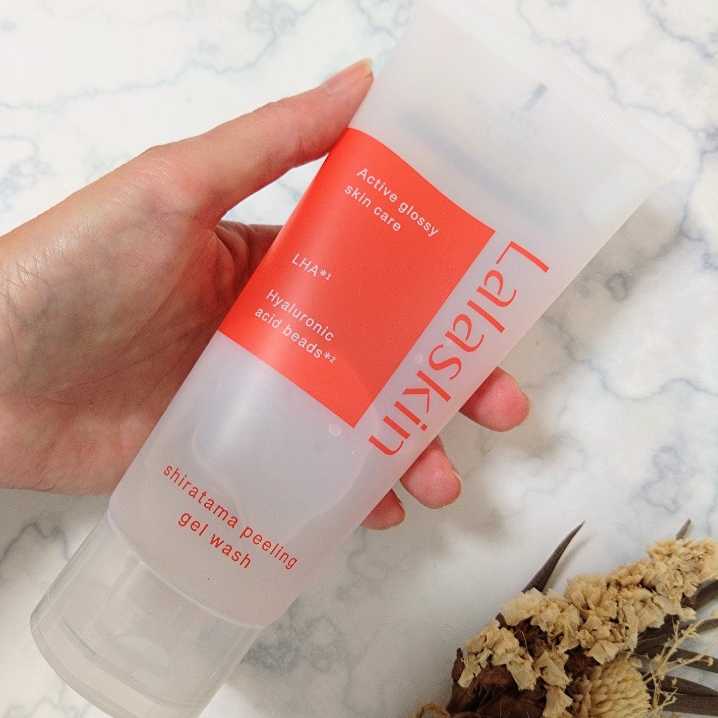 白玉ピーリングジェル洗顔/Lalaskin/その他洗顔料を使ったクチコミ(1枚目)