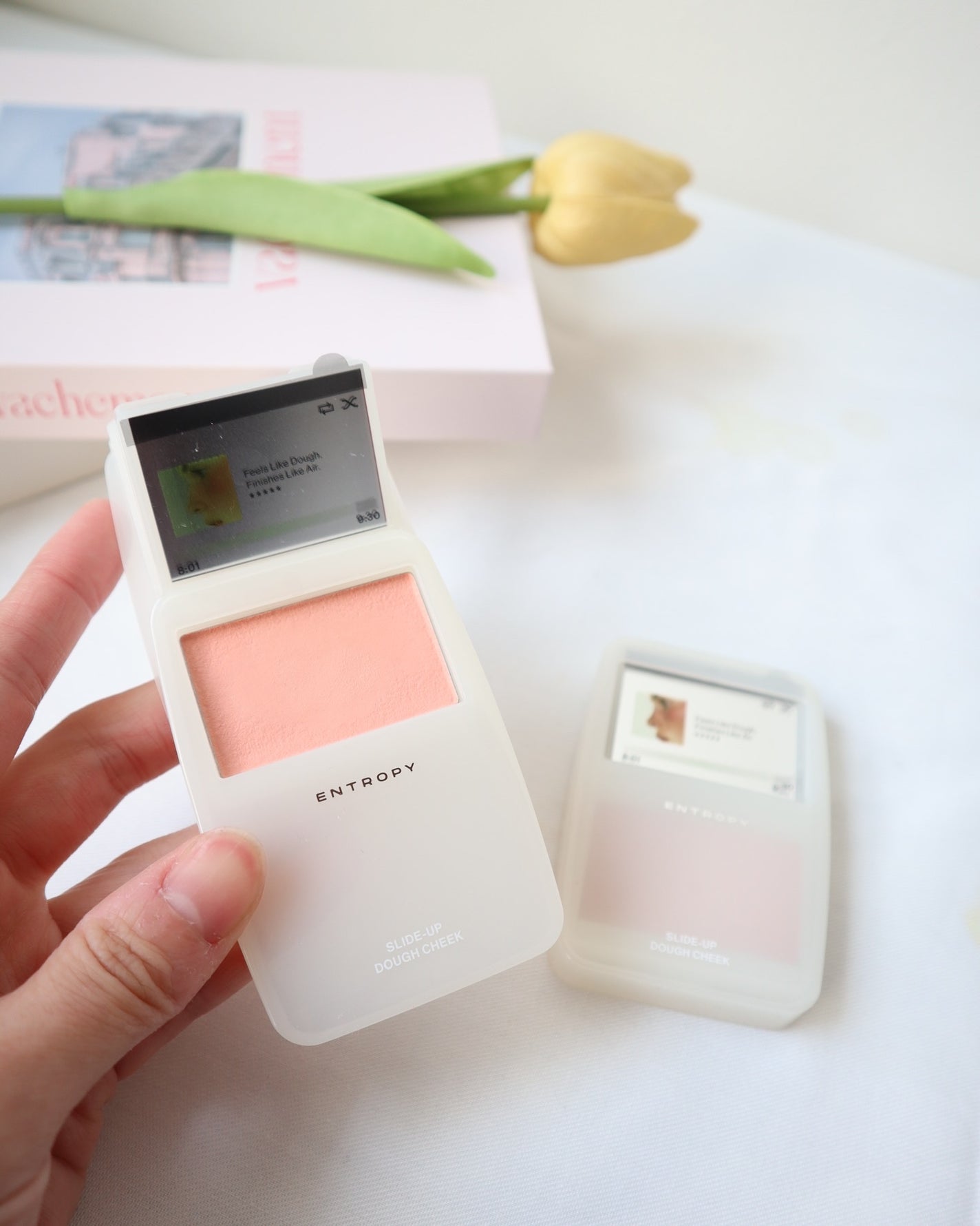 スライドアップドウチーク/ENTROPY/ジェル・クリームチークを使ったクチコミ(4枚目)