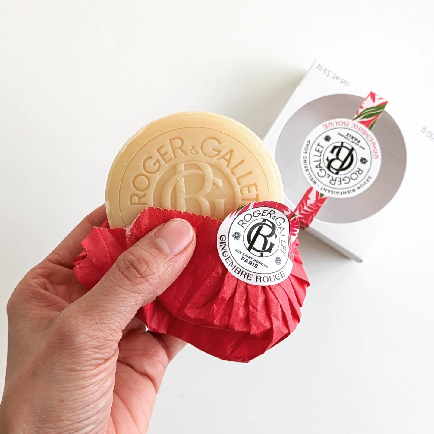 サボン パフュメ ジンジャールージュ/ロジェ・ガレ/洗顔石鹸を使ったクチコミ（1枚目）