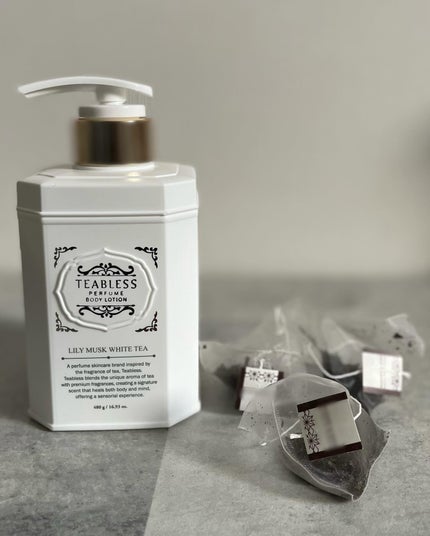 パフュームボディローション リリィムスクホワイトティー/TEABLESS/ボディローションを使ったクチコミ(4枚目)