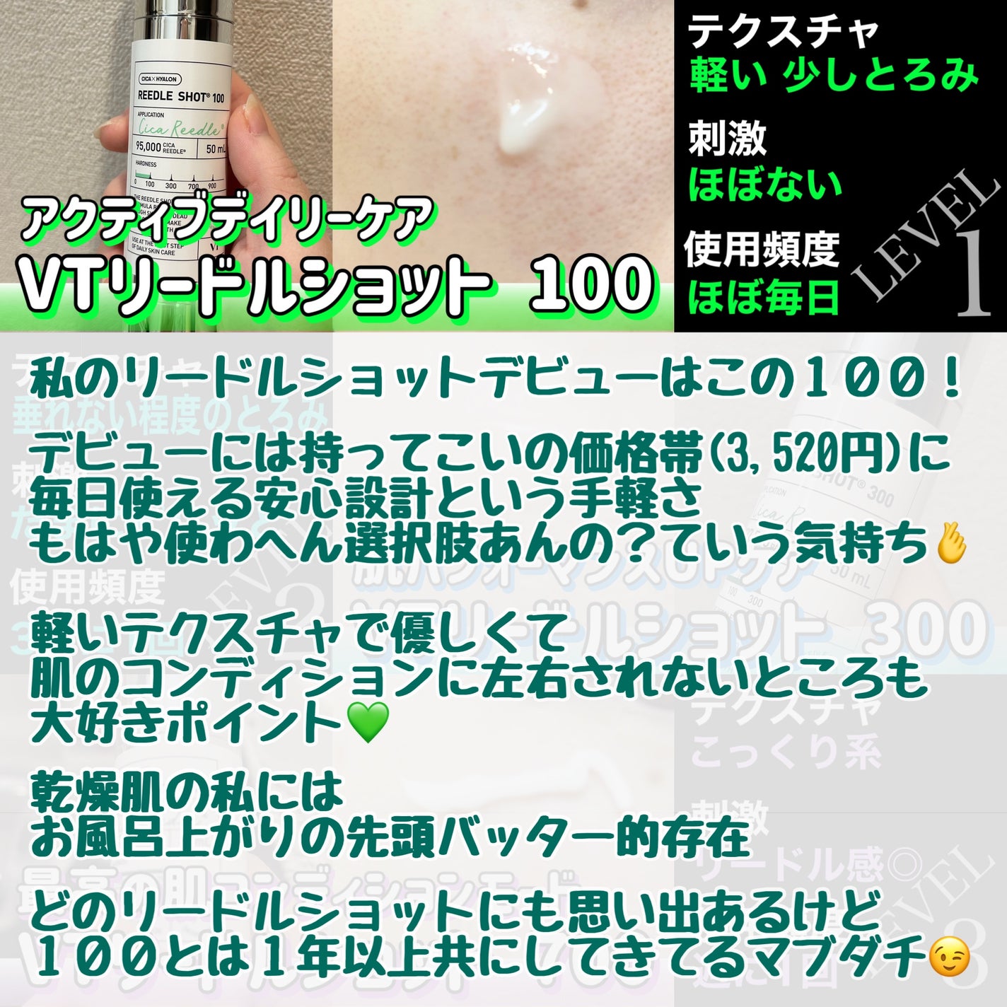 リードルショット100/VT/美容液を使ったクチコミ(5枚目)