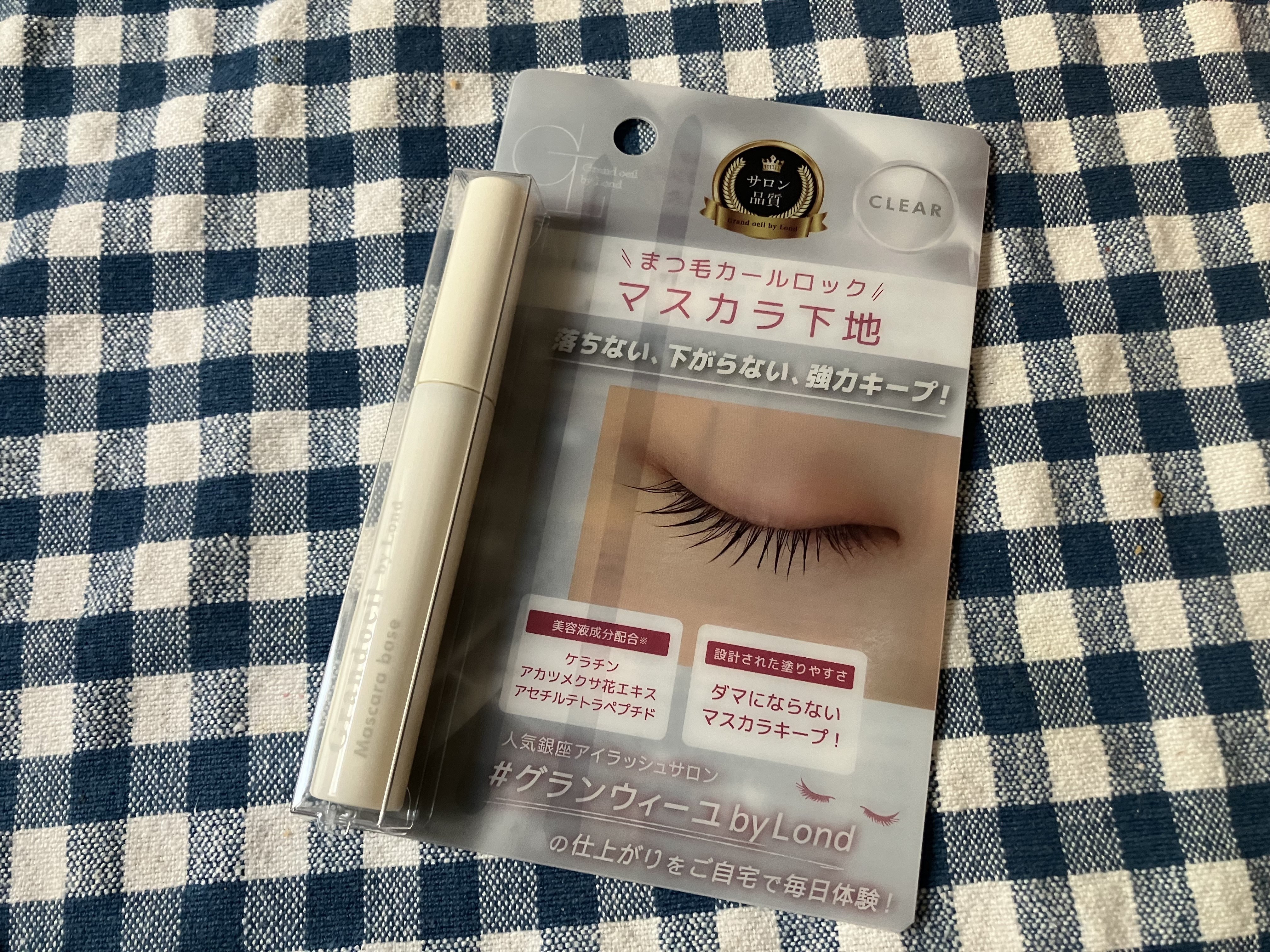 グランウィーユGINZAwithミラボーテ　まつ毛キープマスカラ下地CL（クリア）/ミラボーテ/マスカラ下地を使ったクチコミ（2枚目）