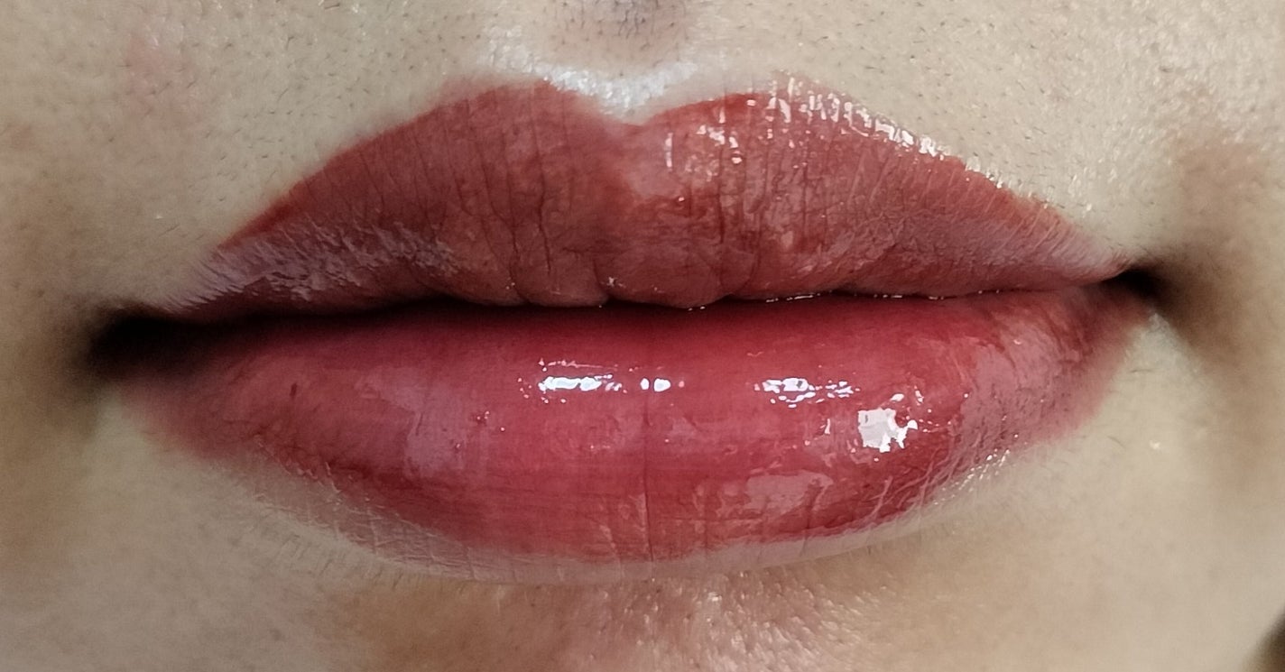 ブラーグロイリップティント/Dinto/リップティントを使ったクチコミ(2枚目)