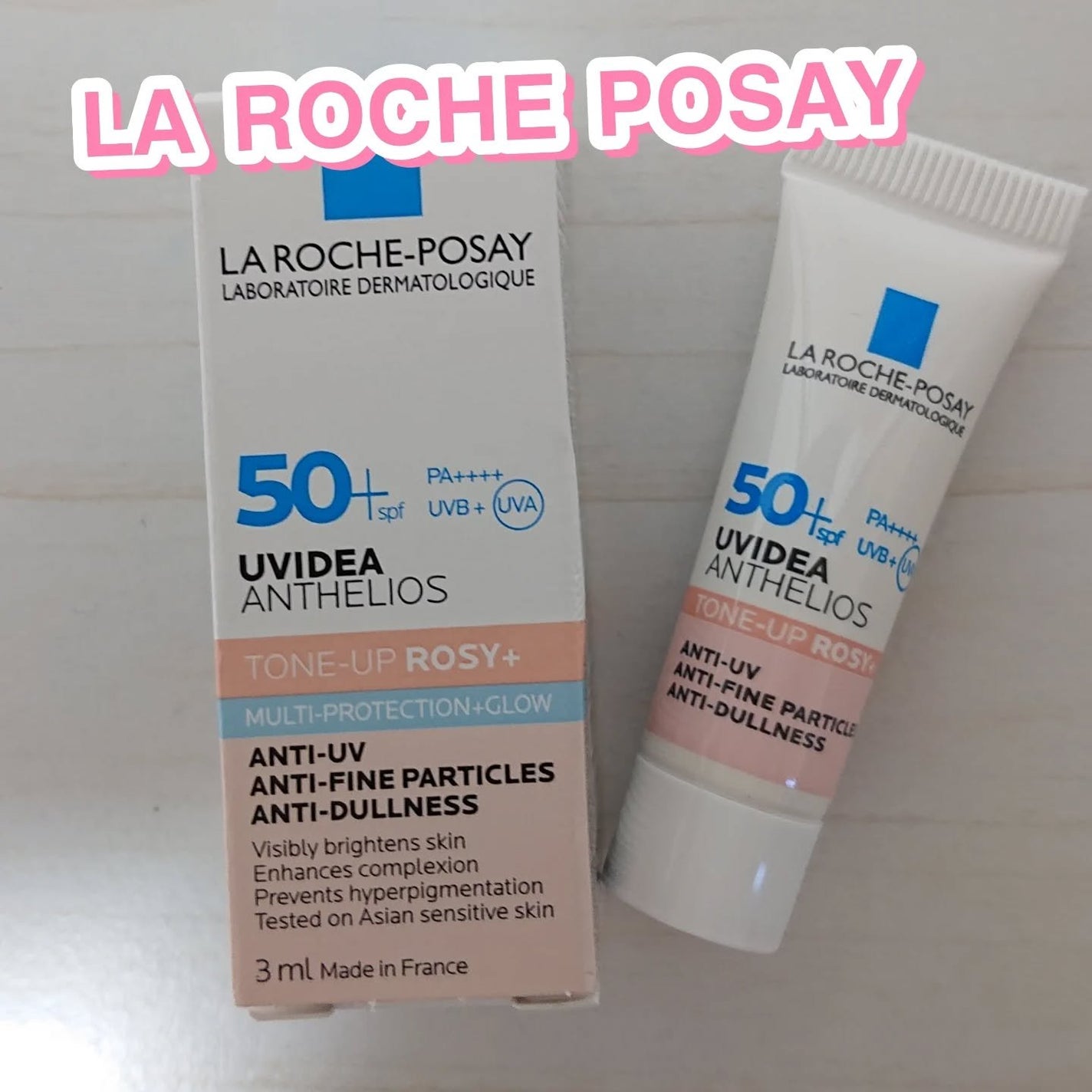 UVイデア XL プロテクショントーンアップ ローズ+/ラ ロッシュ ポゼ/日焼け止め・UVケアを使ったクチコミ(1枚目)