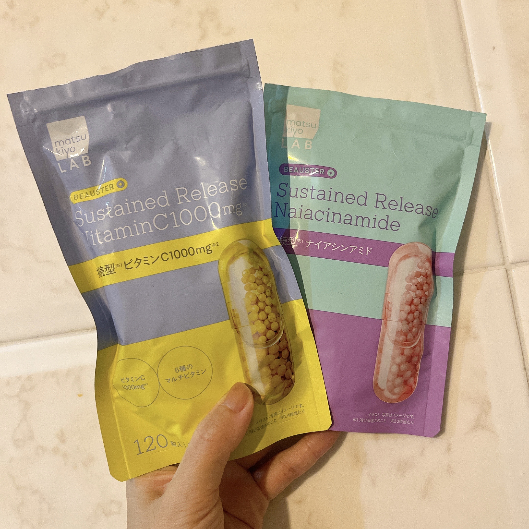 ビュースター 持続型ビタミンC1000/matsukiyo LAB/美容サプリメントを使ったクチコミ（1枚目）