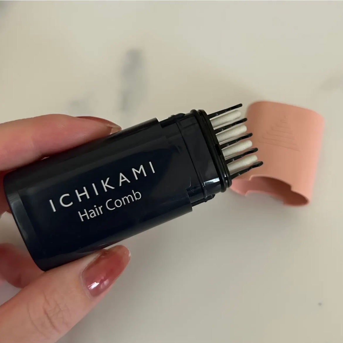 流し前髪キープコーム/いち髪/ヘアジェルを使ったクチコミ(2枚目)