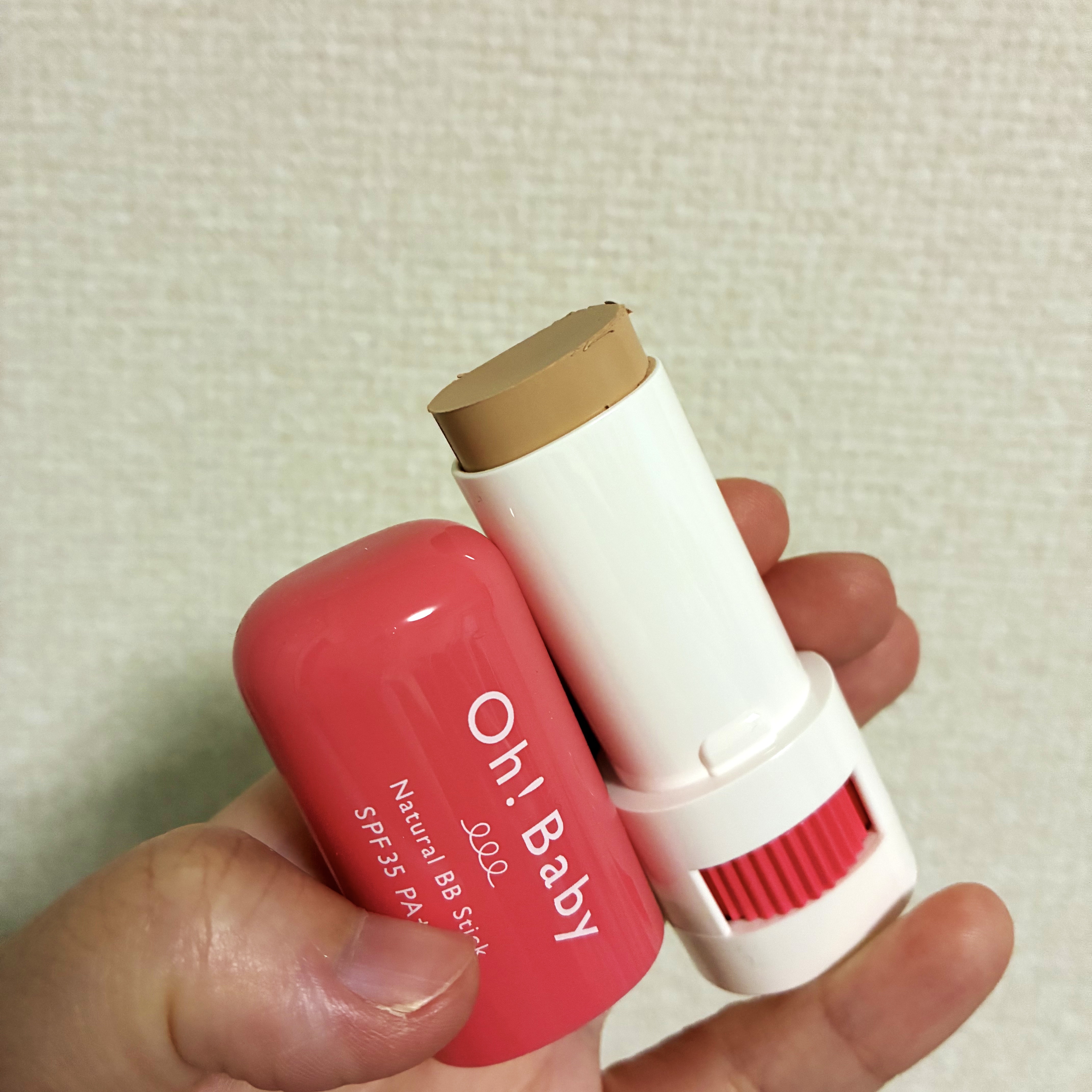 Oh!Baby ナチュラル BBスティック/ハウス オブ ローゼ/BBクリームを使ったクチコミ（2枚目）