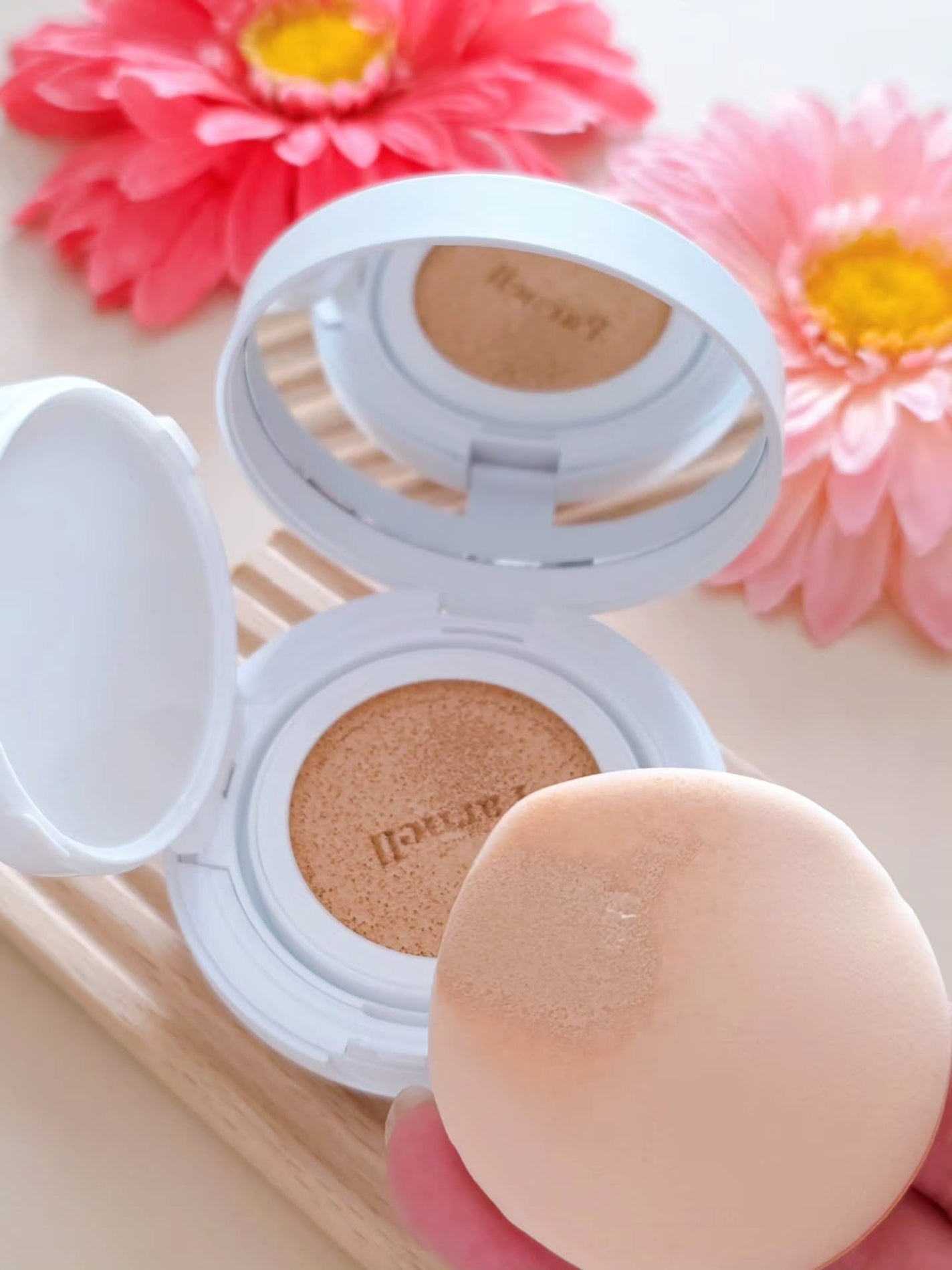 シカマヌ セラム クッションファンデ/parnell/クッションファンデーションを使ったクチコミ(3枚目)