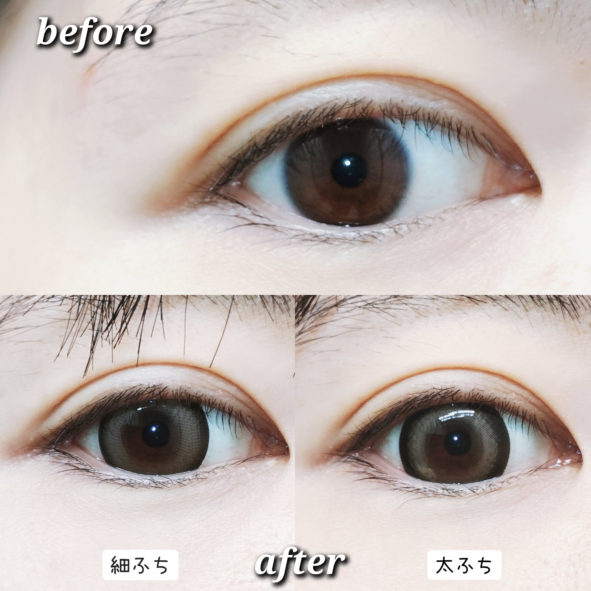 Dokkin Greige HOSO/FAIRY LABO/ワンデー（１DAY）カラコンを使ったクチコミ（3枚目）