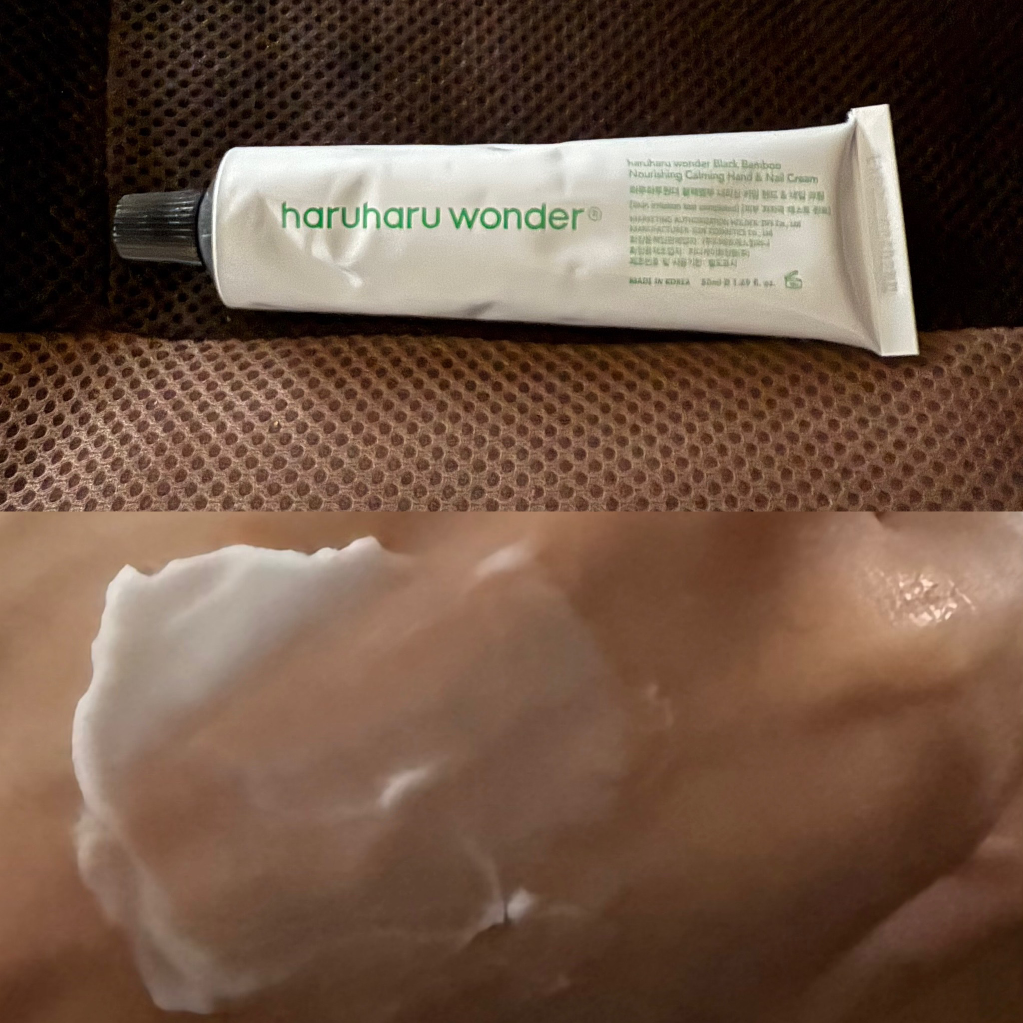 HARUHARU WANDER

BLACK BAMBOO NOURISHING CALMING HAND & NAIL CREAM WITH MURUMURU BUTTER

50ml

烏竹葉エキス、竹の水、ムルムルバター、

ココナッ