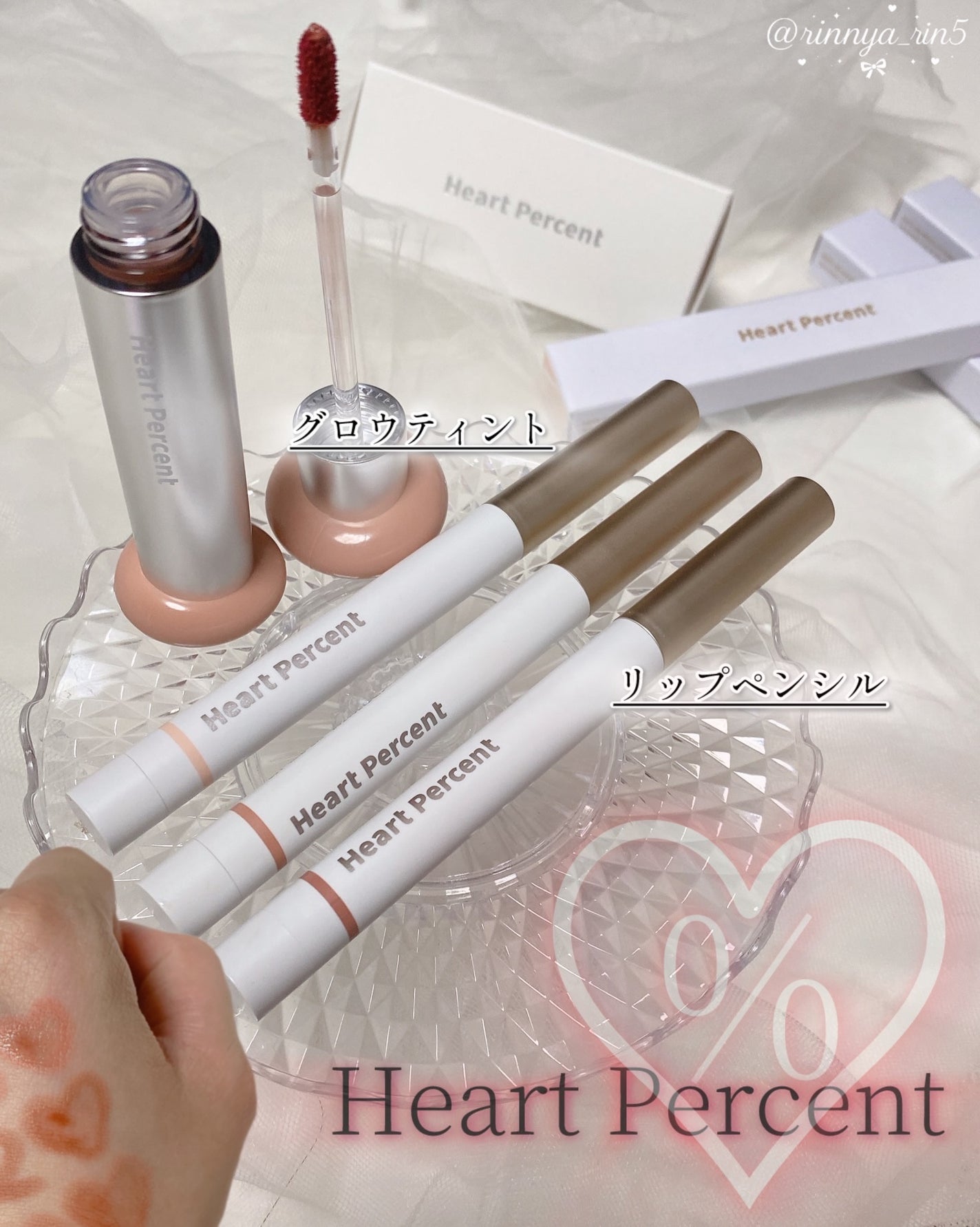 ドットオンムードリップペンシル/Heart Percent/リップライナーを使ったクチコミ(1枚目)