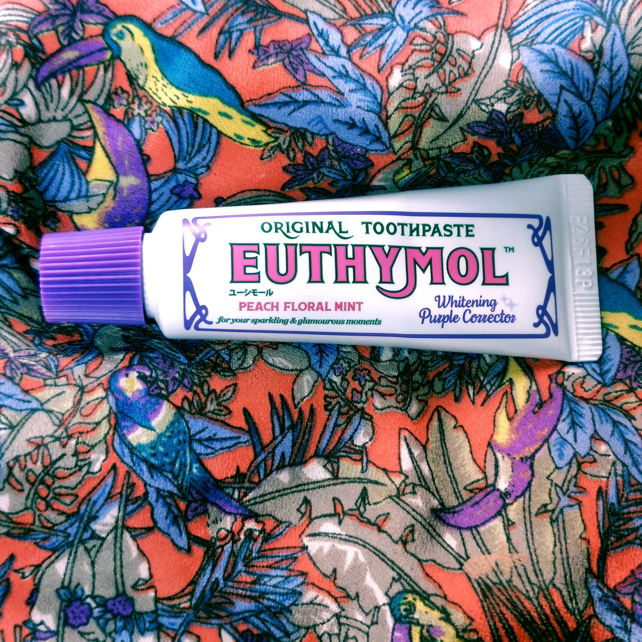 ホワイトパープル歯みがき ピーチフローラルミントの香り/EUTHYMOL/歯磨き粉を使ったクチコミ（1枚目）