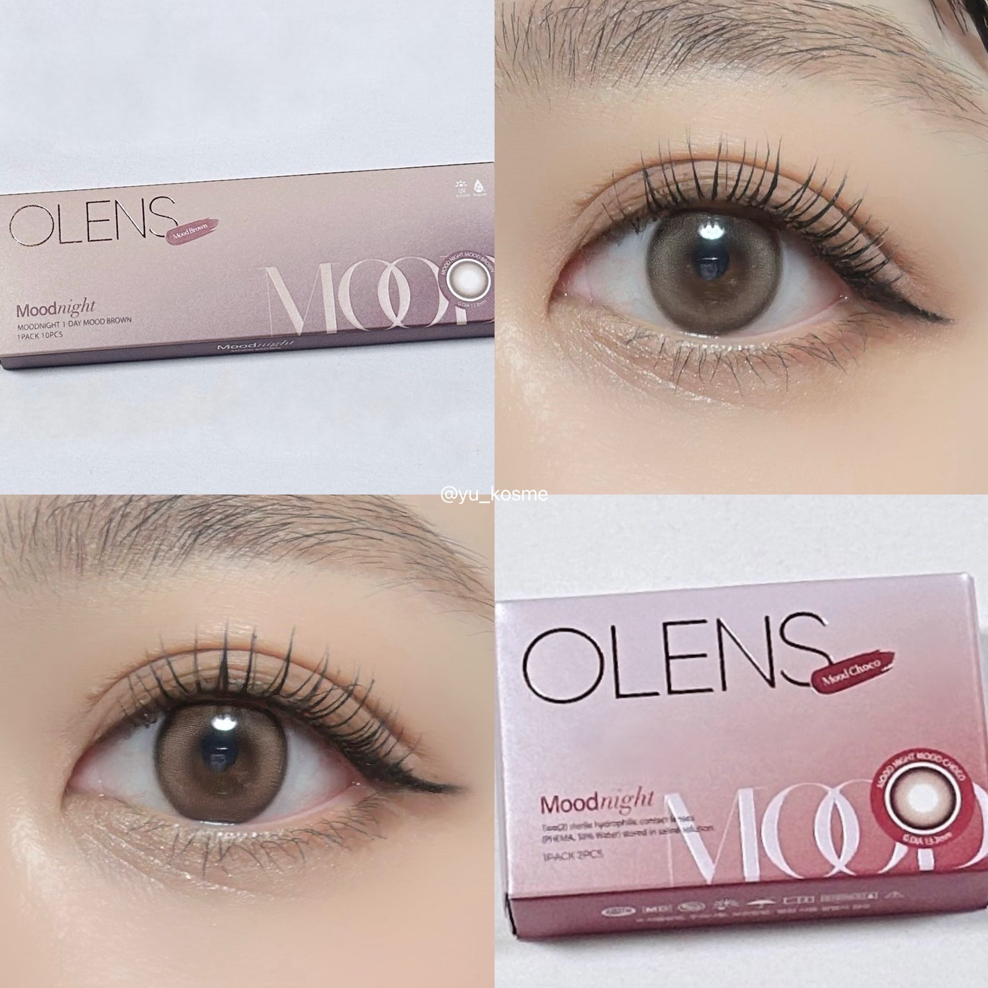 Moodnight 1Month/OLENS/カラーコンタクトレンズを使ったクチコミ(5枚目)