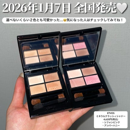 ミネラルクラッシィシャドー/エトヴォス/アイシャドウパレットを使ったクチコミ(7枚目)