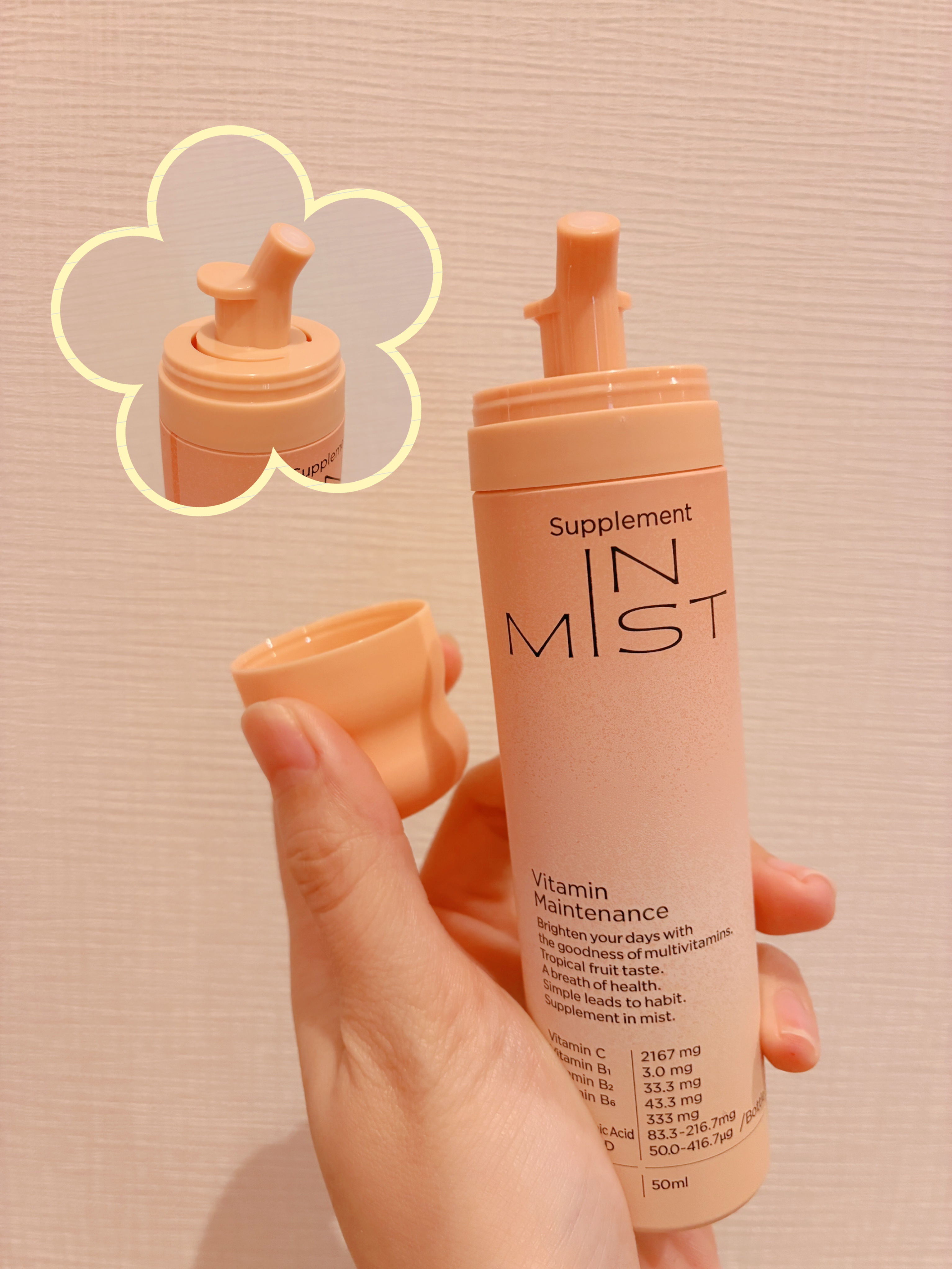 Vitamin Maintenance/IN MIST/健康サプリメントを使ったクチコミ（1枚目）