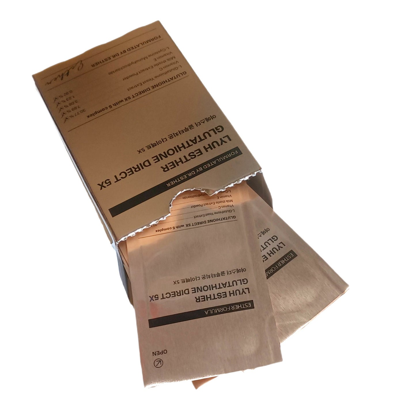 ヨエスターグルタチオンダイレクト5X/ESTHER FORMULA/美容サプリメントを使ったクチコミ(2枚目)