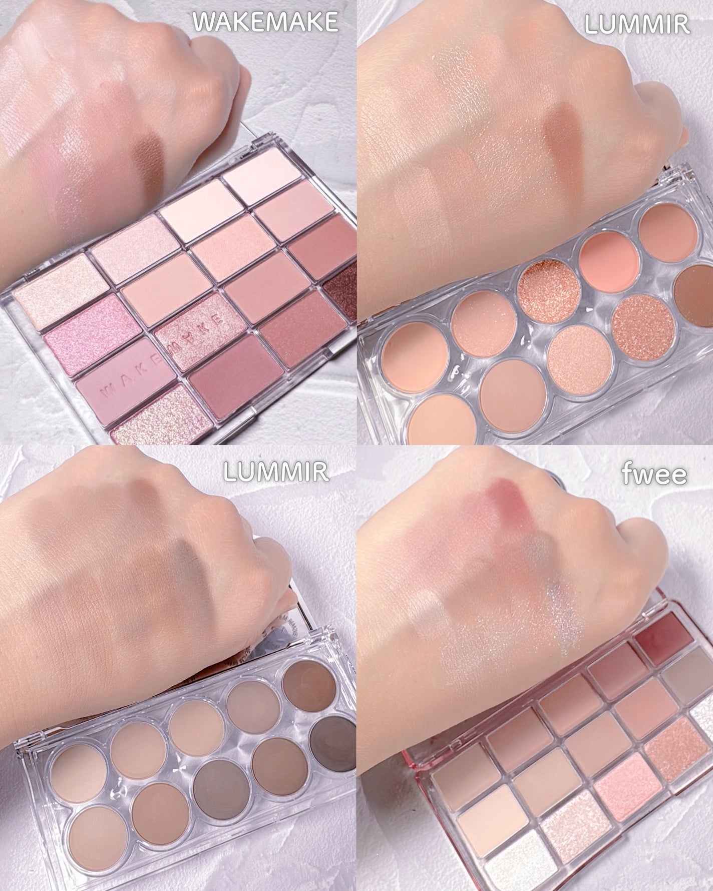 ソフトブラーリングアイパレット/wakemake/アイシャドウパレットを使ったクチコミ(1枚目)