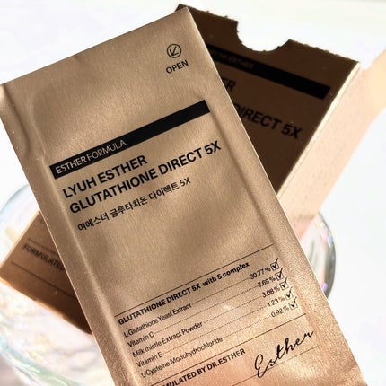 ヨエスターグルタチオンダイレクト5X/ESTHER FORMULA/美容サプリメントを使ったクチコミ(4枚目)