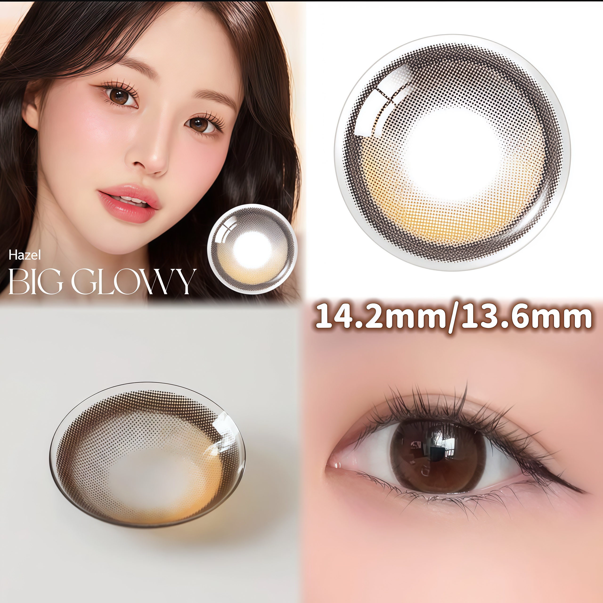 Glowy 1day/OLENS/ワンデー（１DAY）カラコンを使ったクチコミ（3枚目）