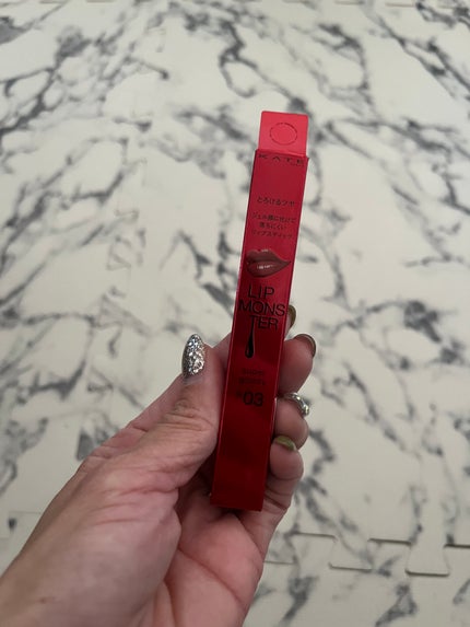 ケイト リップモンスター ツヤバース/KATE/口紅を使ったクチコミ(1枚目)