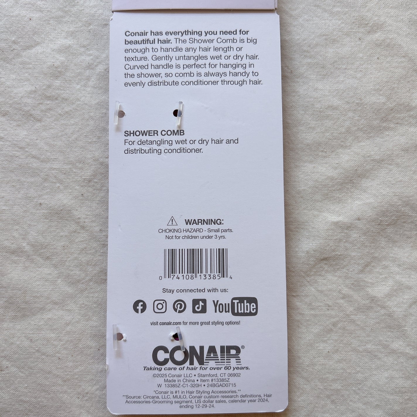 デタングル&スムースシャワーコーム/Conair/スカルプブラシを使ったクチコミ(3枚目)