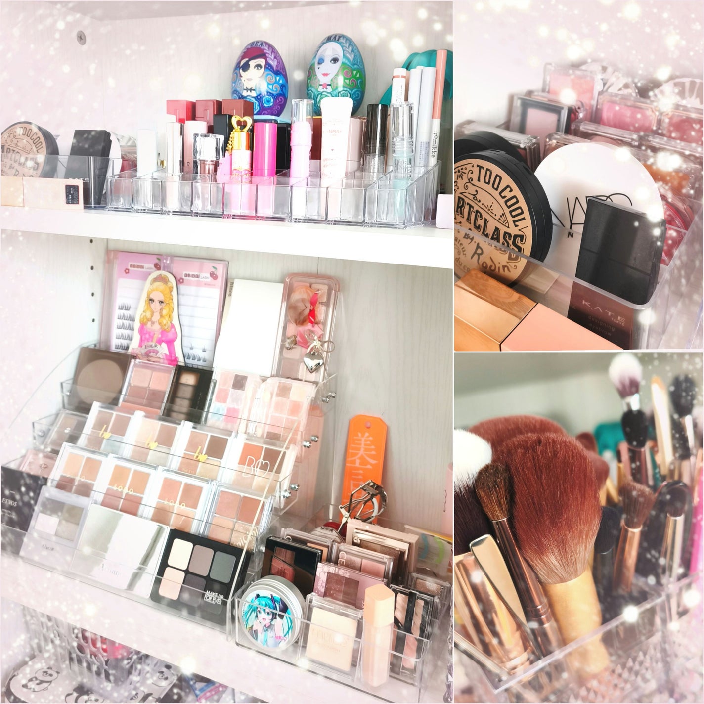 やち on LIPS 「【コスメ収納】ドレッサーを手放し、収納方法を変えました✧*。💄..」(1枚目)