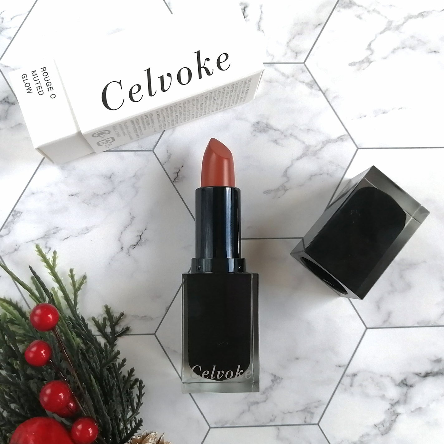 セルヴォーク ルージュ オー ミューテッドグロウ/Celvoke/口紅を使ったクチコミ(1枚目)